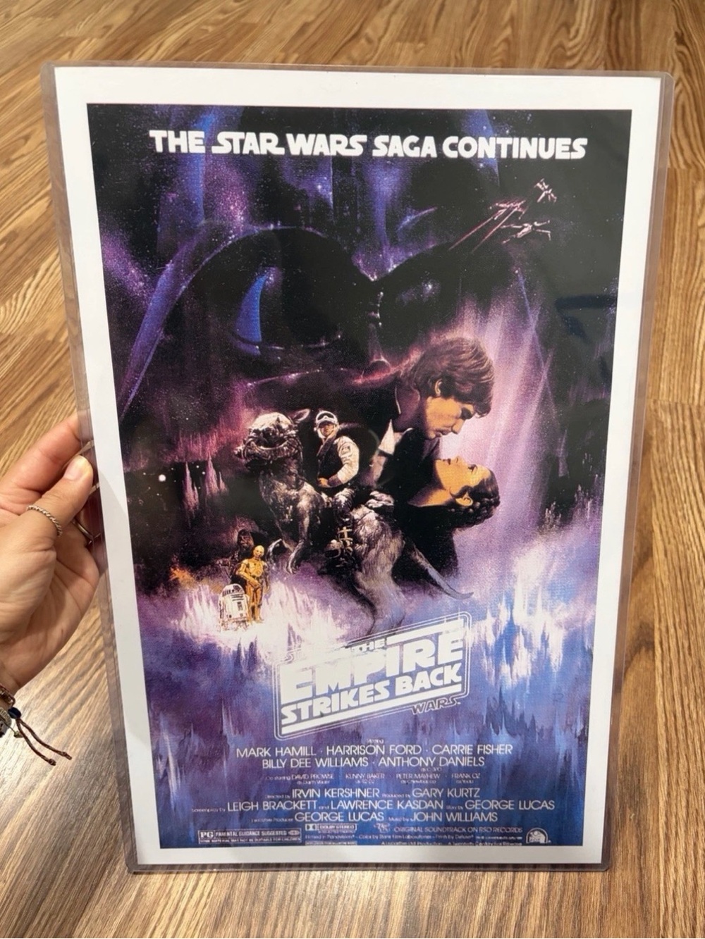 Star Wars Empire Strikes Back Poster - Darth Vader, Science Fiction & Horror